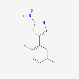 molecular formula C11H12N2S B11727233 5-(2,5-Dimethylphenyl)thiazol-2-amine 