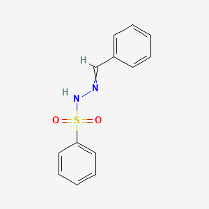 molecular formula C13H12N2O2S B11727277 N'-benzylidenebenzenesulfonohydrazide 