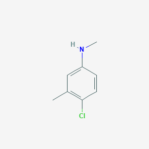 molecular formula C8H10ClN B11727282 4-chloro-N,3-dimethylaniline 