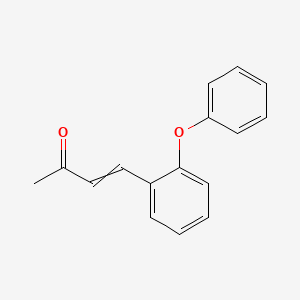 molecular formula C16H14O2 B11727285 4-(2-Phenoxyphenyl)but-3-en-2-one 