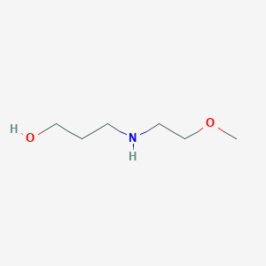 molecular formula C6H15NO2 B11727354 3-(2-Methoxyethylamino)propan-1-OL 