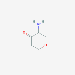 molecular formula C5H9NO2 B11727362 3-Aminooxan-4-one 