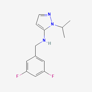 N-(3,5-difluorobenzyl)-1-(propan-2-yl)-1H-pyrazol-5-amine