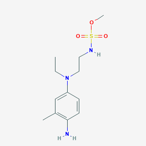 Methyl {2-[(4-amino-3-methylphenyl)(ethyl)amino]ethyl}sulfamate