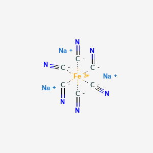 molecular formula C6FeN6Na3 B11727387 sodium hexacyanoferrate(III) 