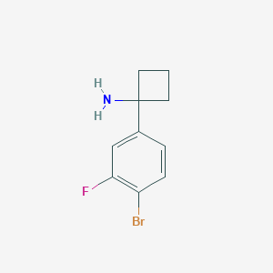 1-(4-Bromo-3-fluorophenyl)cyclobutanamine