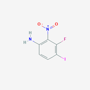 molecular formula C6H4FIN2O2 B11727517 3-Fluoro-4-iodo-2-nitroaniline 