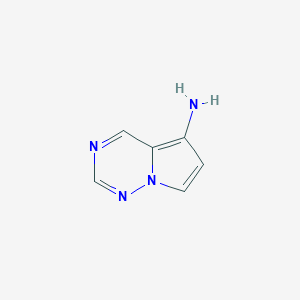 Pyrrolo[2,1-f][1,2,4]triazin-5-amine