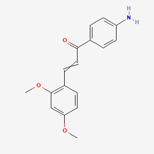 (2E)-1-(4-aminophenyl)-3-(2,4-dimethoxyphenyl)prop-2-en-1-one