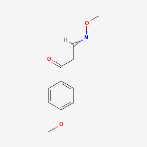 3-(4-methoxyphenyl)-3-oxopropanal O-methyl oxime