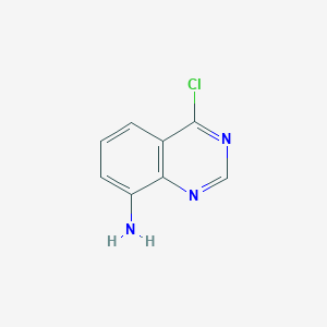 molecular formula C8H6ClN3 B11727635 4-Chloroquinazolin-8-amine CAS No. 1228600-47-2