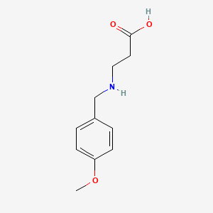 molecular formula C11H15NO3 B11727686 N-(4-methoxybenzyl)-beta-alanine 