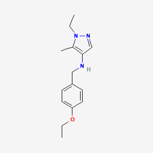 N-[(4-ethoxyphenyl)methyl]-1-ethyl-5-methyl-1H-pyrazol-4-amine