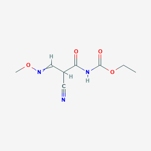 Ethyl N-{2-cyano-2-[(methoxyimino)methyl]acetyl}carbamate