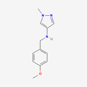 N-(4-methoxybenzyl)-1-methyl-1H-pyrazol-4-amine