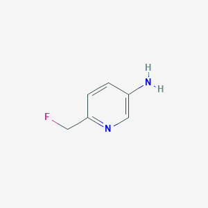 molecular formula C6H7FN2 B11727814 6-(Fluoromethyl)pyridin-3-amine 