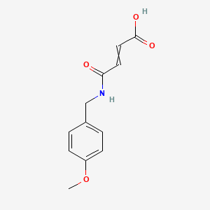 molecular formula C12H13NO4 B11727833 3-{[(4-Methoxyphenyl)methyl]carbamoyl}prop-2-enoic acid 