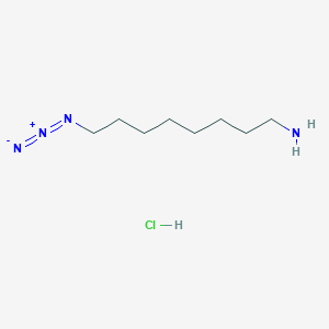 molecular formula C8H19ClN4 B11727906 8-Azidooctan-1-amine hydrochloride 