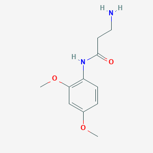 molecular formula C11H16N2O3 B11727926 3-Amino-N-(2,4-dimethoxyphenyl)propanamide 