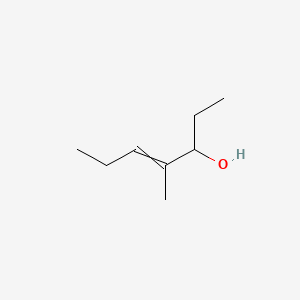 molecular formula C8H16O B11727954 4-Methylhept-4-EN-3-OL 