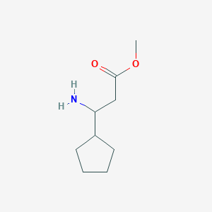 Methyl 3-amino-3-cyclopentylpropanoate