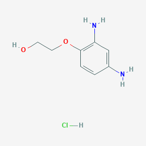 molecular formula C8H13ClN2O2 B11728004 2,4-DiaminophenoxyethanolHcl CAS No. 847455-21-4