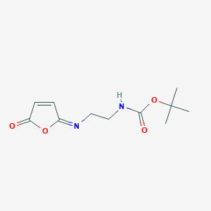 [2-(5-Oxo-5H-furan-2-ylideneamino)-ethyl]-carbamic acid tert-butyl ester