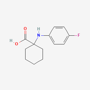 1-(4-Fluoro-phenylamino)-cyclohexanecarboxylic acid