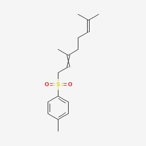 molecular formula C17H24O2S B11728085 1-(3,7-Dimethylocta-2,6-diene-1-sulfonyl)-4-methylbenzene 