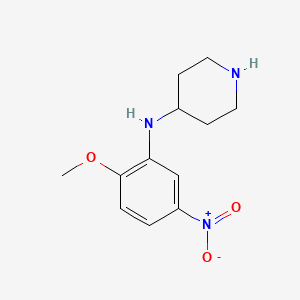 N-(2-methoxy-5-nitrophenyl)piperidin-4-amine