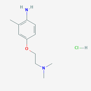 4-[2-(Dimethylamino)ethoxy]-2-methylaniline hydrochloride