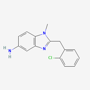 2-(2-chlorobenzyl)-1-methyl-1H-benzimidazol-5-amine