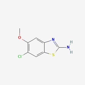 2-Amino-6-chloro-5-methoxybenzo[d]thiazole