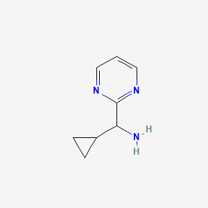 Cyclopropyl(pyrimidin-2-yl)methanamine