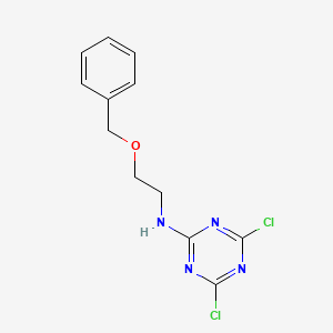 N-[2-(Benzyloxy)ethyl]-4,6-dichloro-1,3,5-triazin-2-amine