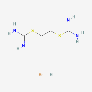 molecular formula C4H11BrN4S2 B11728226 Ethylenediisothiouronium dibromide CAS No. 90746-74-0