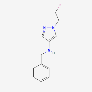 N-benzyl-1-(2-fluoroethyl)-1H-pyrazol-4-amine