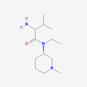 2-amino-N-ethyl-3-methyl-N-[(3S)-1-methylpiperidin-3-yl]butanamide