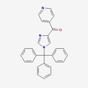 molecular formula C28H21N3O B1172831 4-pyridinyl(1-trityl-1H-imidazol-4-yl)methanone 