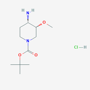 tert-butyl (3R,4S)-4-amino-3-methoxypiperidine-1-carboxylate hydrochloride