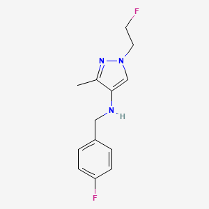 N-(4-fluorobenzyl)-1-(2-fluoroethyl)-3-methyl-1H-pyrazol-4-amine