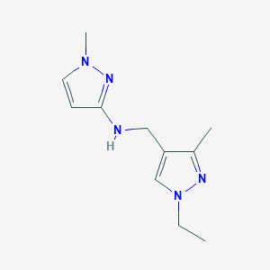 N-[(1-Ethyl-3-methyl-1H-pyrazol-4-YL)methyl]-1-methyl-1H-pyrazol-3-amine