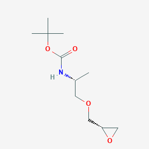 tert-butyl N-[(2R)-1-[[(2S)-oxiran-2-yl]methoxy]propan-2-yl]carbamate