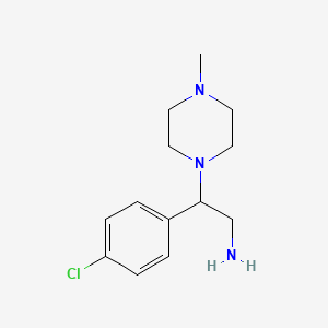 2-(4-Chlorophenyl)-2-(4-methylpiperazin-1-yl)ethanamine