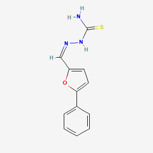 molecular formula C12H11N3OS B11728485 [(E)-[(5-phenylfuran-2-yl)methylidene]amino]thiourea 