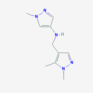 N-[(1,5-Dimethyl-1H-pyrazol-4-YL)methyl]-1-methyl-1H-pyrazol-4-amine