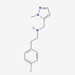 [2-(4-fluorophenyl)ethyl][(1-methyl-1H-pyrazol-5-yl)methyl]amine