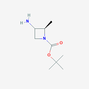 tert-butyl (2R)-3-amino-2-methylazetidine-1-carboxylate