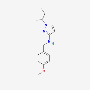 1-(butan-2-yl)-N-[(4-ethoxyphenyl)methyl]-1H-pyrazol-3-amine