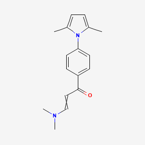 1-[4-(2,5-dimethyl-1H-pyrrol-1-yl)phenyl]-3-(dimethylamino)prop-2-en-1-one